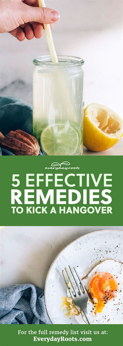 5 Effective Remedies To Kick A Hangover Everyday Roots