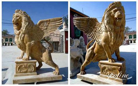 What Does A Winged Lion Symbolize You Fine Sculpture