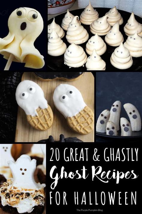 20 Great And Ghastly Ghost Recipes For Halloween