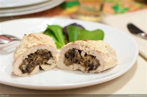 Stuff each chicken breast with some of the mushroom mixture. Mushroom Stuffed Chicken Breasts Recipe