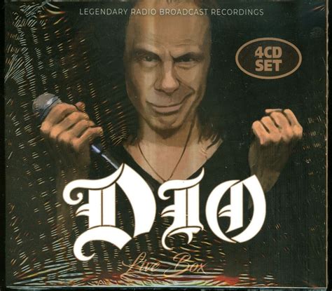 Dio Live Box 4 Cd New Heavy Metal Ronnie James Dio Rjd Ebay