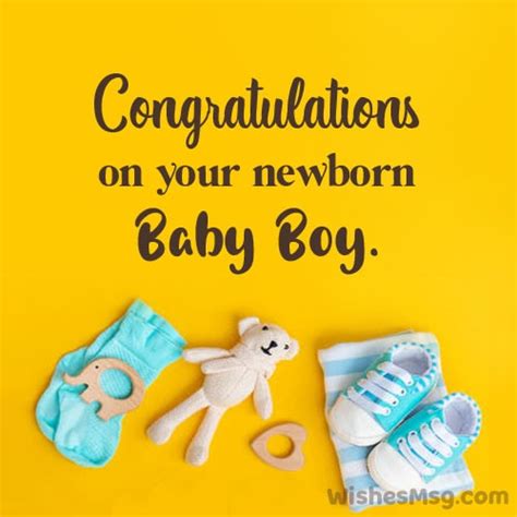 New Born Baby Boy Wishes Congratulations For Baby Boy