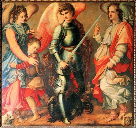John 1010 Archangels Michael Gabriel And Raphael