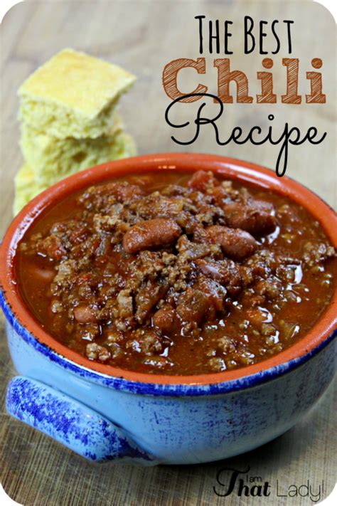 This Easy Chili Recipe Is The Best One Out There It Is A Unique Blend