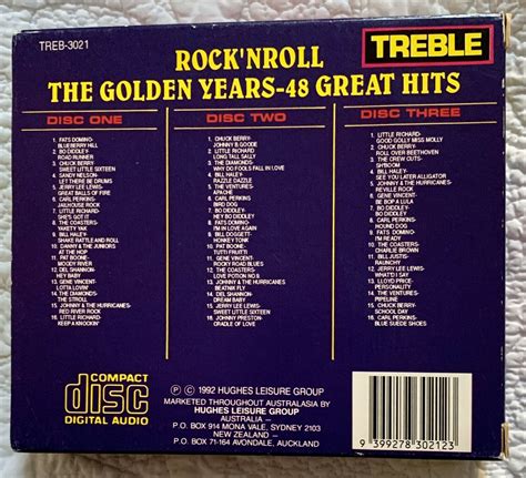 Various Artists Rock N Roll The Golden Years Cd Box Set Ebay