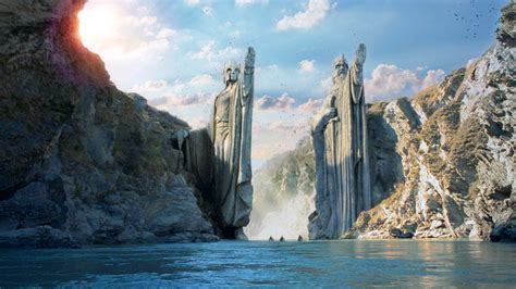 Gates Of Argonath The Pillars Of The Kings Enjoy Rlotr