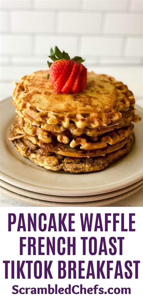 Waffle Pancake French Toast Pawaffle Recipe Scrambled Chefs