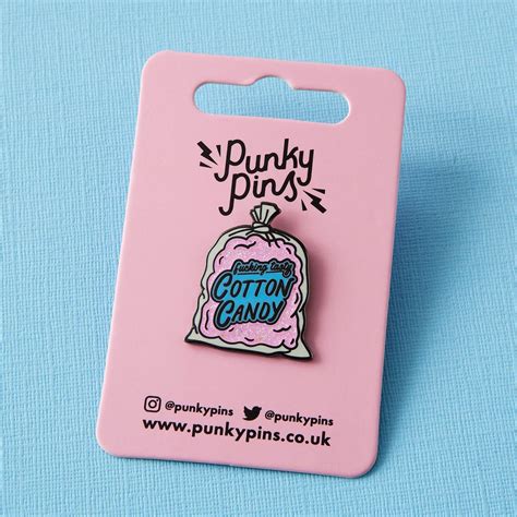 Cotton Candy Enamel Pin Enamel Pins Pin And Patches Pin Badges