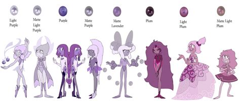 Su Pearl Set 1 Purples 28 Open By Smilesupsidedown On Deviantart