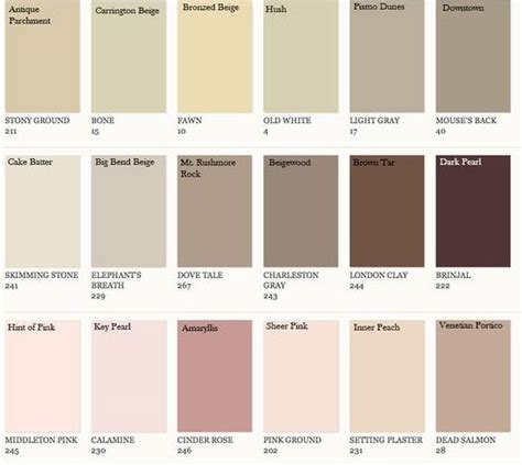Farrow And Ball Colors Matched To Benjamin Moore Interiors By Color