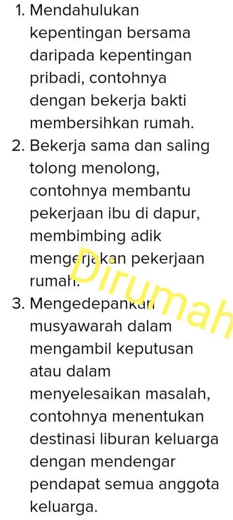 Sebutkan Tiga Contoh Sikap Yang Mencerminkan Nilai Nilai Persatuan Di Rumah