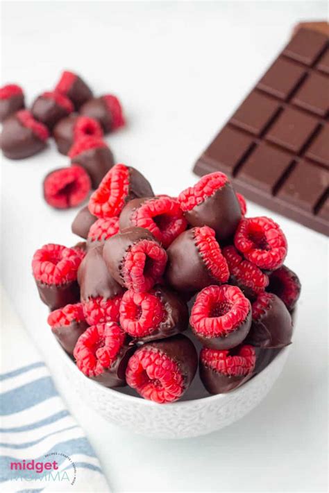 Chocolate Covered Raspberries • Midgetmomma