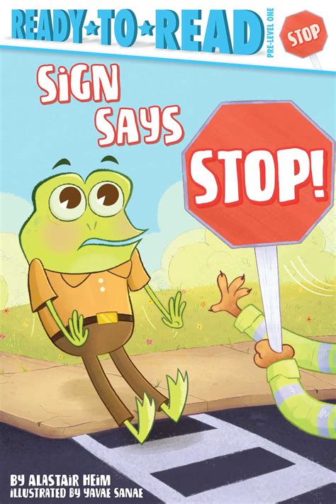 Sign Says Stop Book By Alastair Heim Yavae Sanae Official