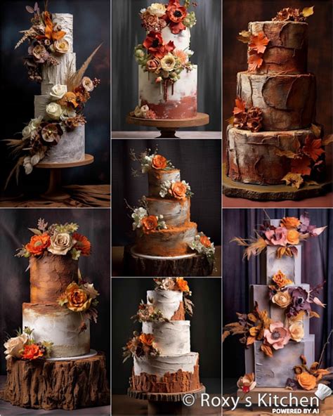20 Rustic Wedding Cakes In Earth Tones Roxys Kitchen