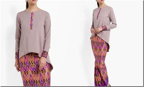 Baju kurung riau moden adalah kurung riau dengan potongan slim fit tanpa pesak dan kekek. Fashionista NOW: High Low Hem Sarawak Batik Print Mod ...
