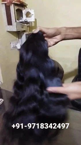 Ahe Black Indian Human Machine Tied Weft Hair For Personal At Rs 3000