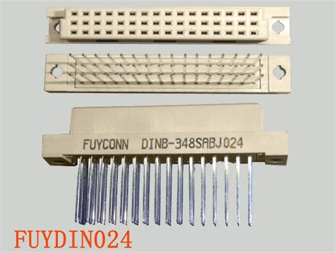 B Type 3 Rows Receptacle Din 41612 Connector 48p Eurocard Straight