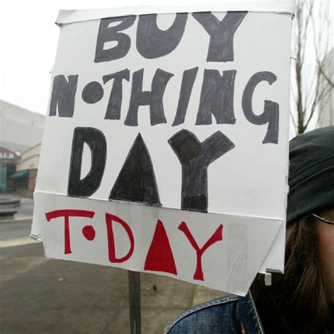 Buy Nothing Day: An antidote to Black Friday ...