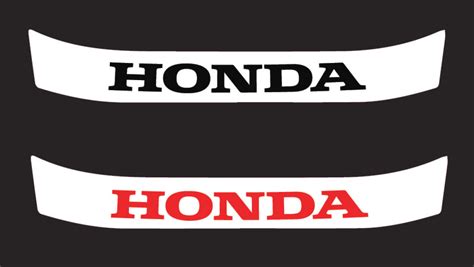 Honda Motorsport Visor Sticker