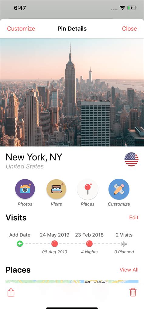 Pin Traveler App Travel Tracker And World Travel Map