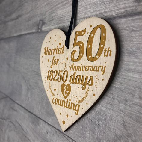 Th Wedding Anniversary Gifts For Men Th Wedding Anniversary Gift Gold Fifty Years Gift For