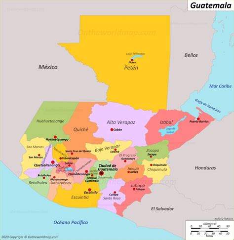 Mapa De Guatemala Guatemala Mapas
