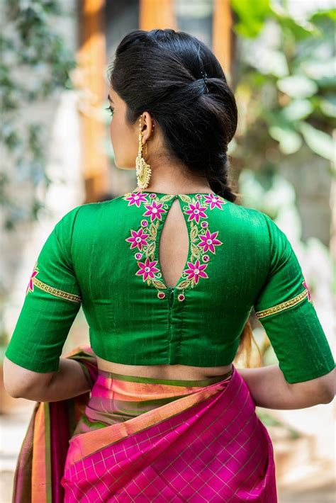 A Stunning Collection Of Full 4k Blouse Back Neck Designs For Silk