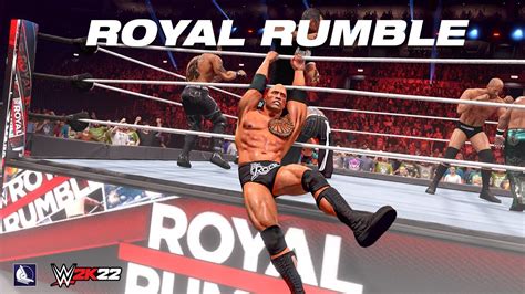 The Best Wwe 2k22 30 Man Royal Rumble Match Ever Youtube