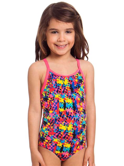 Funkita Paintballs Toddler Girls One Piece Swimsuit
