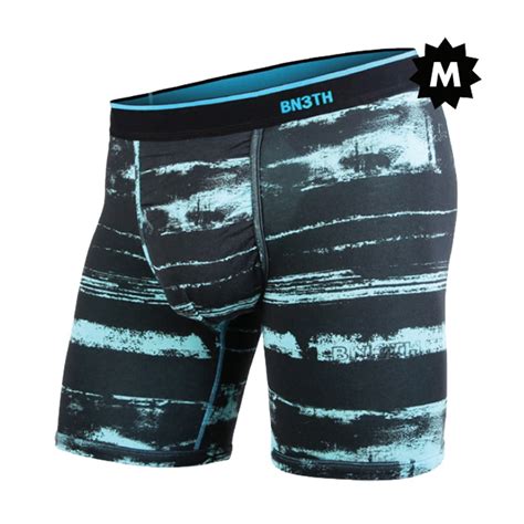 Bn3th Classic Boxer Brief Color Print Distripe Teal Size L M111026