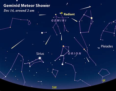 Geminids 2017 Map Where Can You Watch The Meteor Shower Science