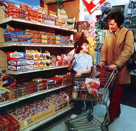 Vintage Supermarket Snapshots Capturing Supermarket Evolution From The