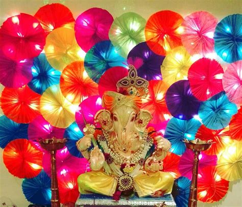 25 Ganpati Decoration Ideas At Home 15th Is Beautiful Live Enhanced