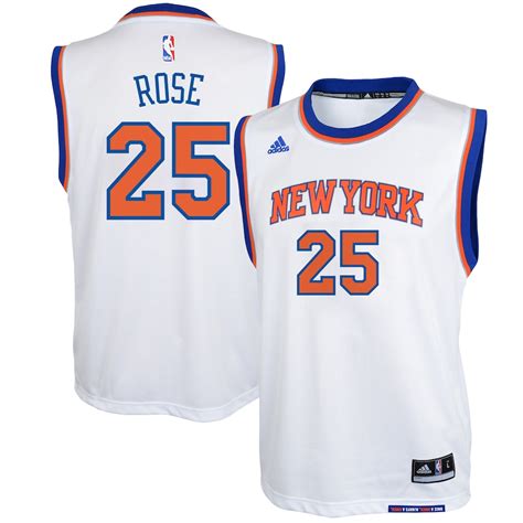 The statement edition is similar to the icon and association editions that are built on innovation and technological research keyed into the needs of the. Youth New York Knicks Derrick Rose adidas White Home ...