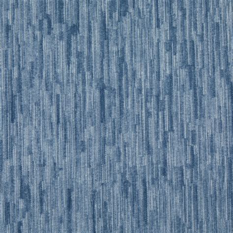 Creek Blue Solid Solid Chenille Upholstery Fabric By The Yard E3633
