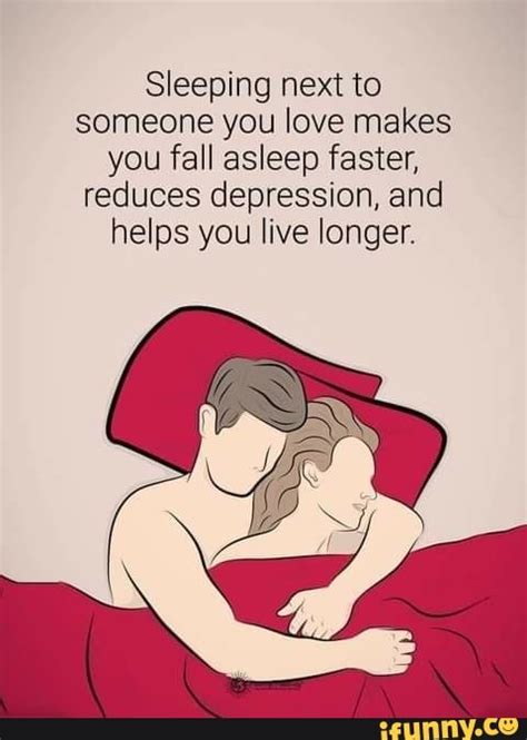 Sleeping Next To Someone You Love Makes You Fall Asleep Faster Reduces Depression And Helps