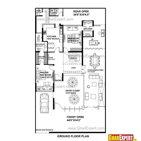Check spelling or type a new query. House Plan for 45 Feet by 80 Feet plot (Plot Size 400 ...