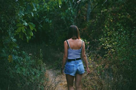 Free Images Tree Nature Forest Path Grass Walking People Girl