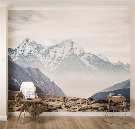 Mountain Vista Self Adhesive Wallpaper Mural By Oakdene Designs