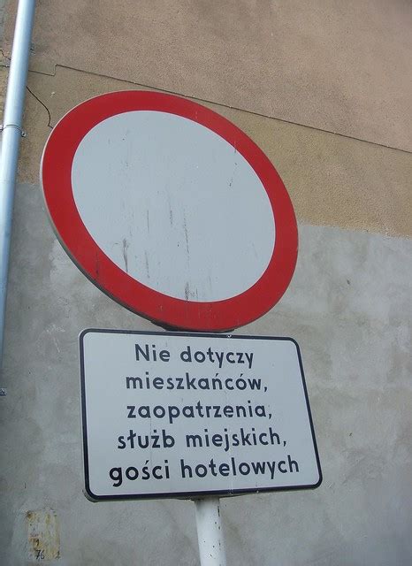 Polish Street Sign A Photo On Flickriver