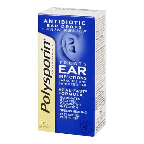 Use eye drops before eye ointments to allow the eye drops to enter the eye. Polysporin Antibiotic Ear Drops + Pain Relief (15 ml / 0.5 ...