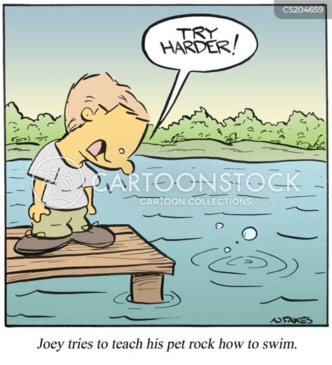 Swimming Lesson Cartoons And Comics Funny Pictures From Cartoonstock