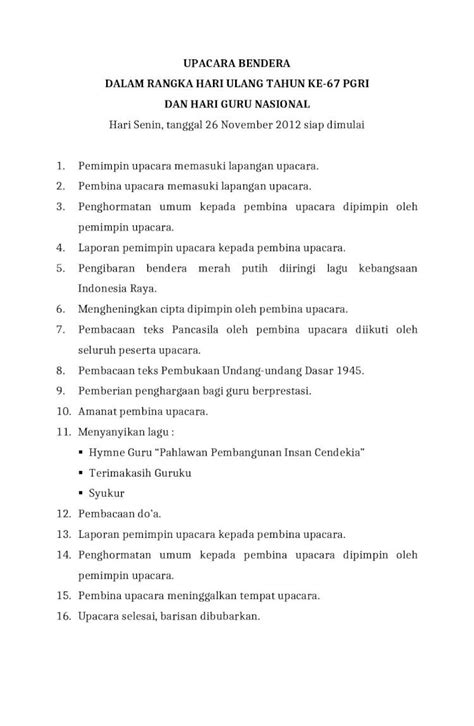 Docx Teks Protokol Upacara Hut Pgri Dokumen Tips
