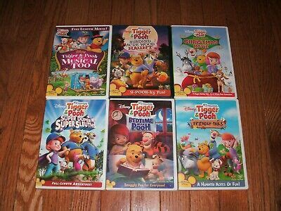MY FRIENDS TIGGER And Pooh Set Of 6 On DVD Super Duper Super Sleuths