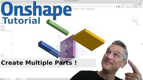 Onshape Multiple Parts In One Studio Youtube