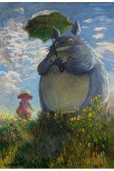 Kusakabe Mei Totoro Studio Ghibli Tonari No Totoro Lowres 1girl