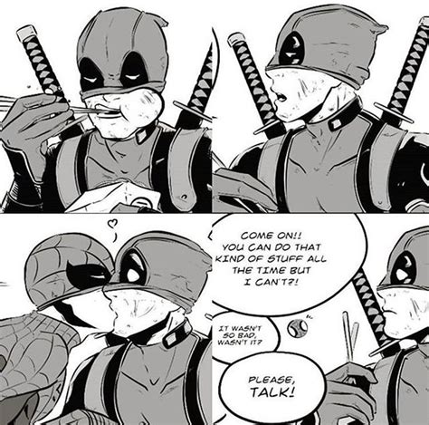 Pin By Nogitsune On Spideypool Deadpool And Spiderman Spideypool Deadpool X Spiderman