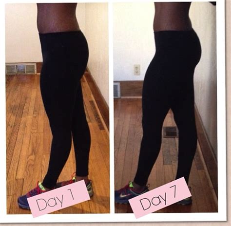 Finally we get to see some results! 30day squat challenge before and after photos | 30 day ...