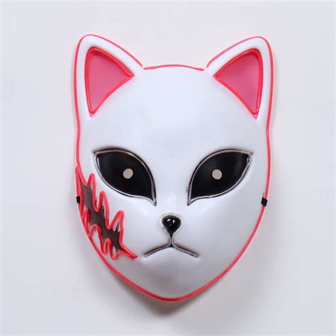 Demon Slayer Tanjirou Cosplay Mask Kimetsu Yaiba Kamado Fox Halloween