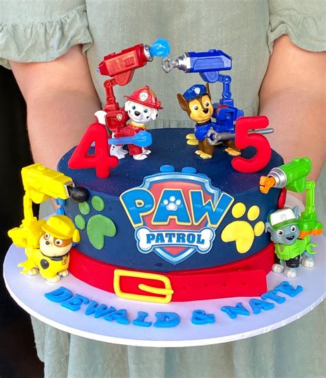 Paw Patrol Cake Topper Skye Fondant Paw Patrol Fondant Birthday T